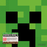 Minecraft Paper Napkins 20 Pack 33cm, imported from the UK