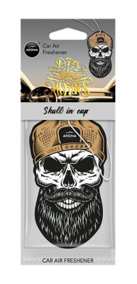 Barber Skull car air freshener - British product