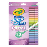 Crayola Pastel Washable Markers 20 Pack - British product