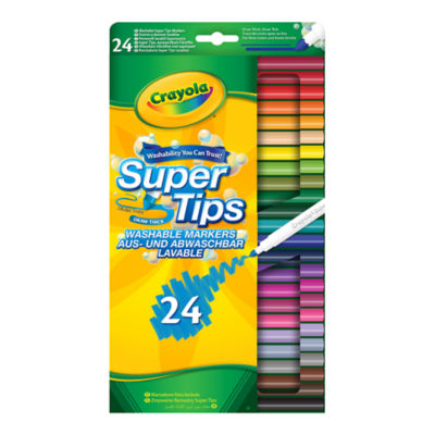 Crayola Super Tips Washable Markers 24 pack - British product