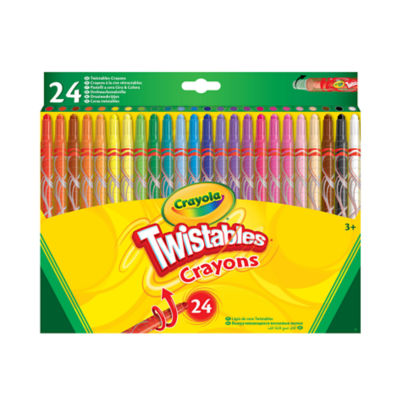 Crayola Twistables coloured wax crayons - British product