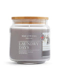 Wax Lyrical Laundry Days medium jar candle 335g (British brand)