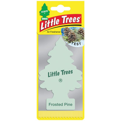 Little Trees Frosted Pine car air freshener, UK version