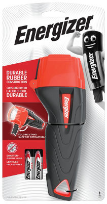 Energizer Impact Rubber Torch with AAA Batteries