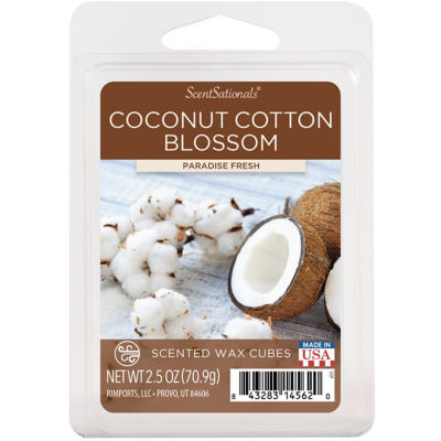 ScentSationals Coconut Cotton Blossom wax melts 70g (British brand)
