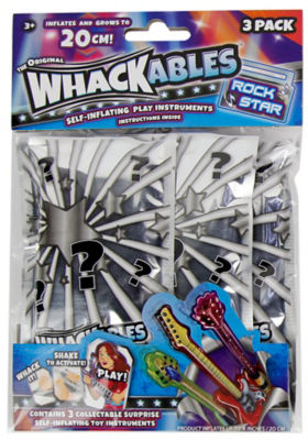 Whackables Rockstars 3-pack self-inflating toy (British brand)