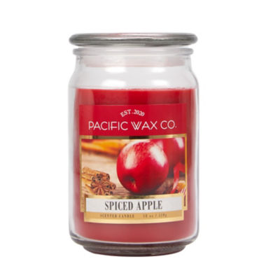 Pacific Wax Co spiced apple jar candle, imported from the UK