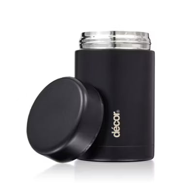 Décor black food flask 520ml - British product