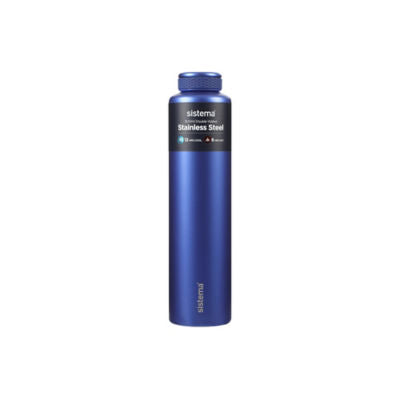 Sistema insulated water bottle assorted colours 600ml (British brand)