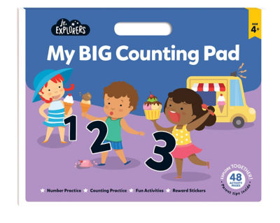 Hinkler Junior Explorers My Big Counting Pad activity pad, UK version