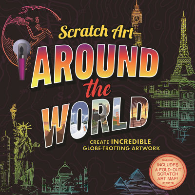 ASDA Around The World Scratch Art Book - British product