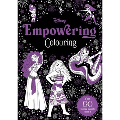 Igloo Books Disney Empowering Colouring Book activity book, imported from the UK