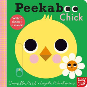 Peekaboo Chick interactive board book for babies, imported from the UK
