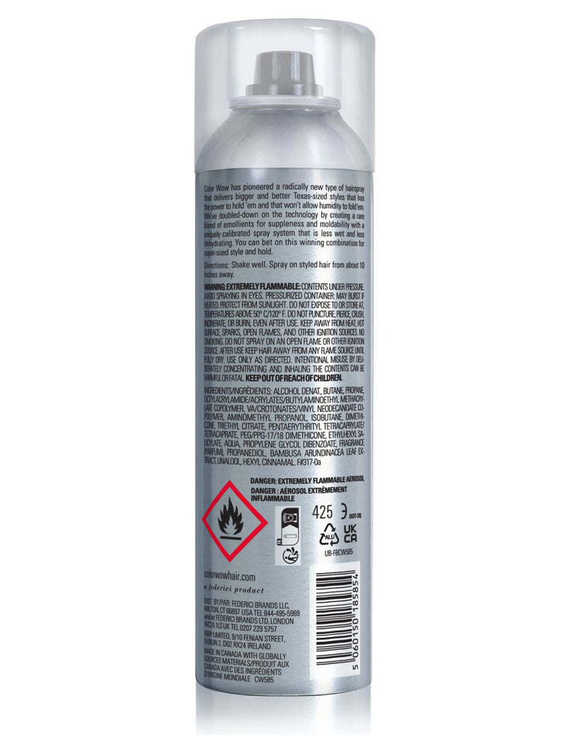 Color Wow Texas Hold'em Big Hold hairspray 234ml (British brand)