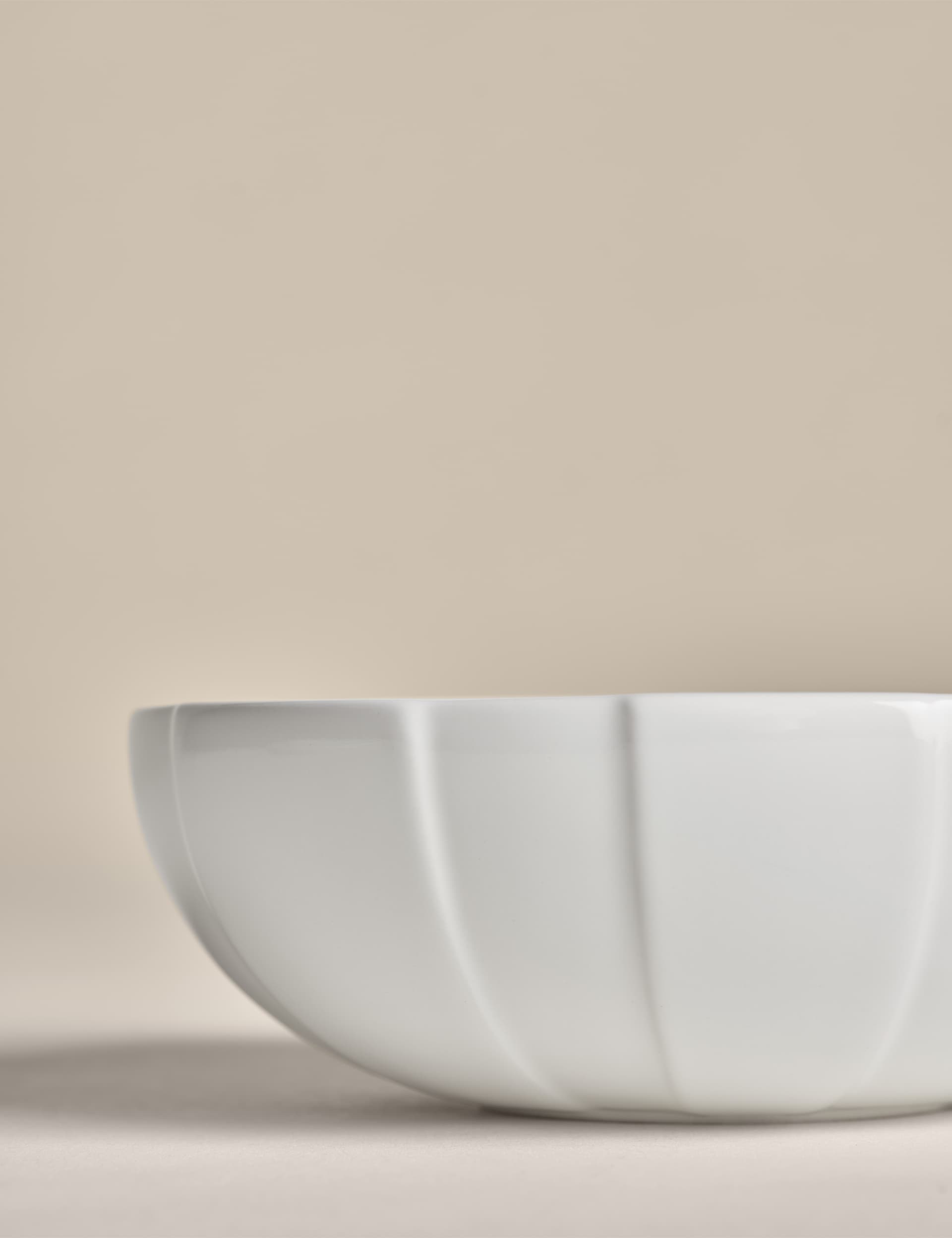 M&S X Kelly Hoppen textured ceramic cereal bowl (British brand)
