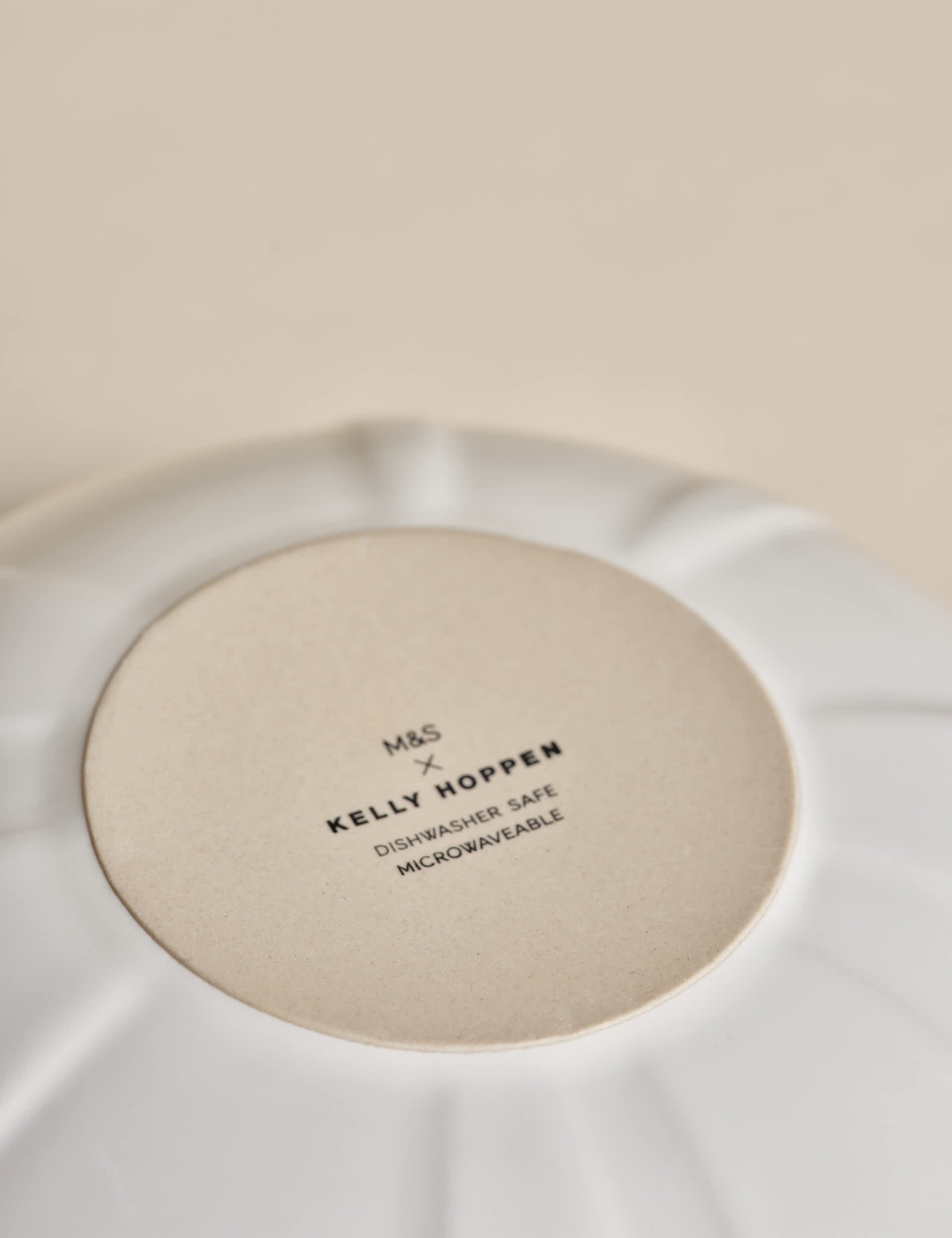 M&S X Kelly Hoppen textured ceramic cereal bowl (British brand)