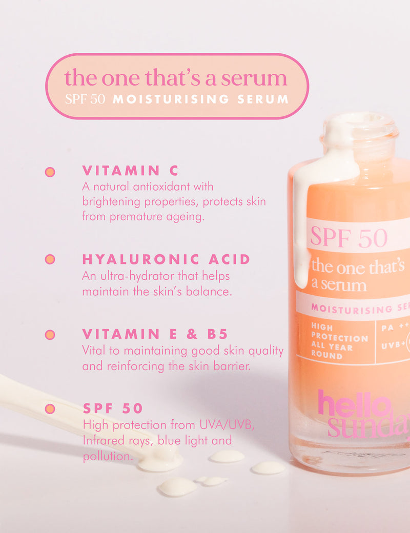Hello Sunday Everyday Essentials SPF Skincare Kit (British brand)