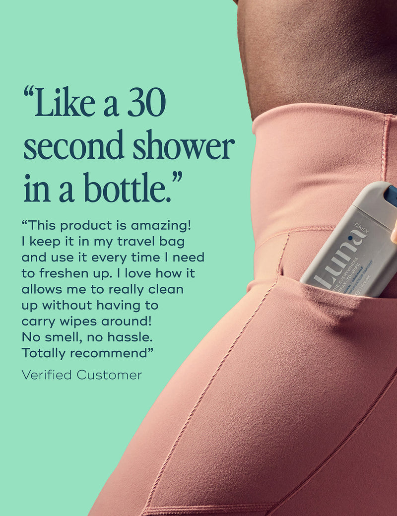 Luna Daily Spray-to-Wipe Original 30ml (British brand)