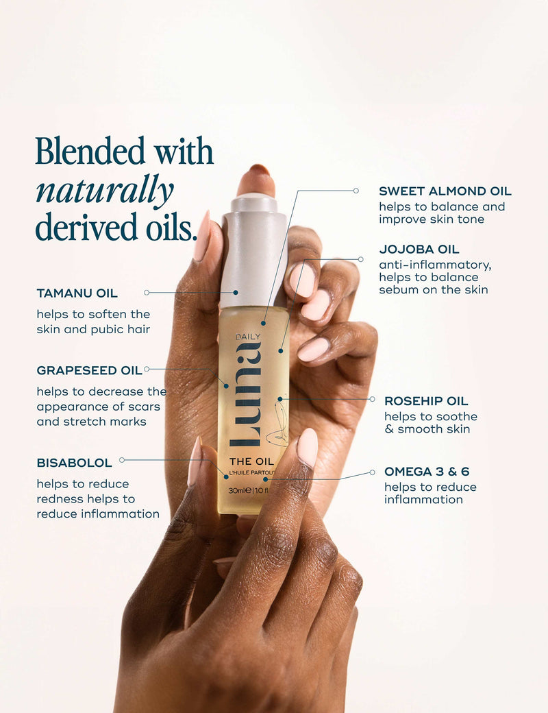 Luna Daily oil for ingrowns, bumps, and redness 10ml (British brand)