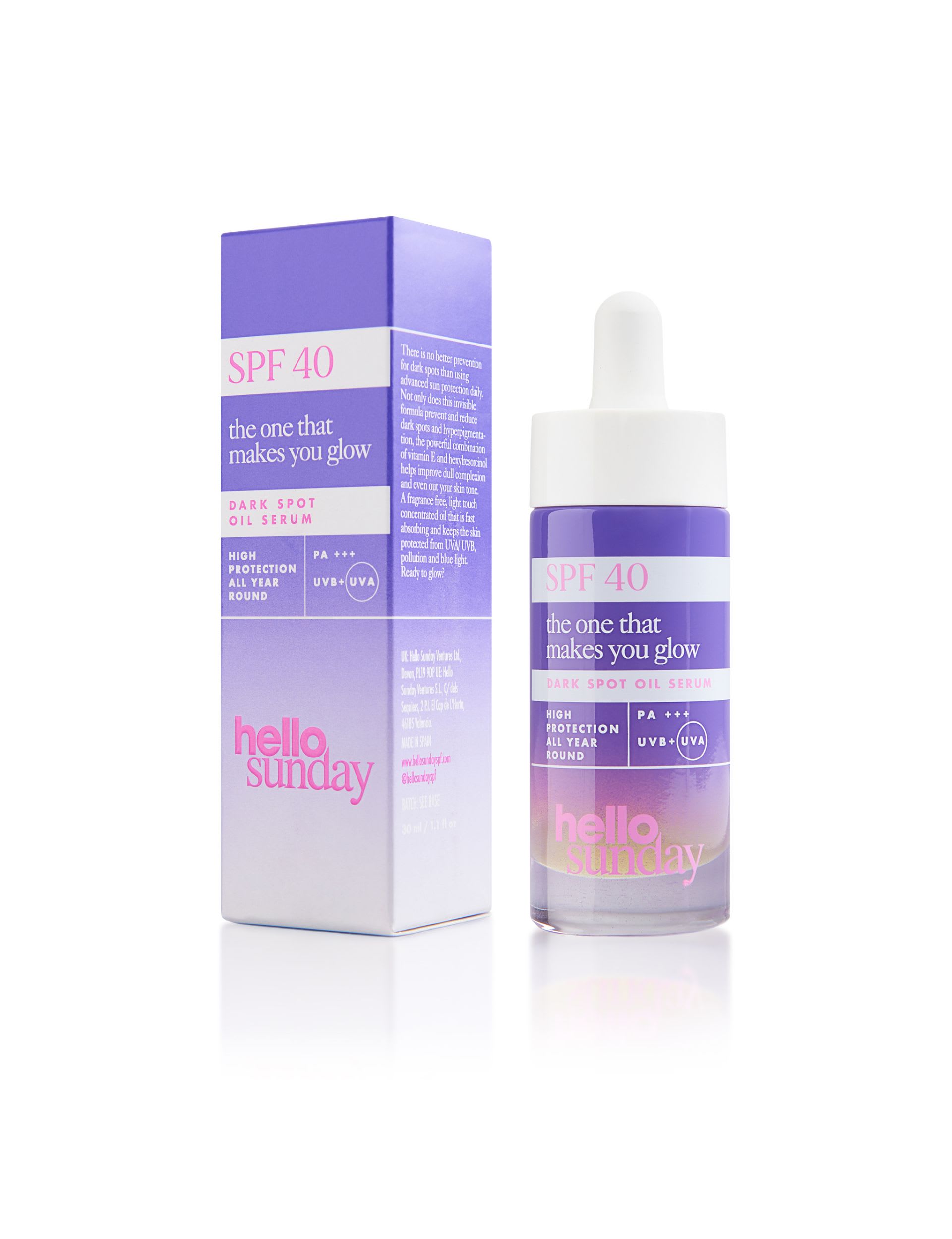 The One That Makes You Glow - Dark Spot Oil Serum SPF 40 30ml