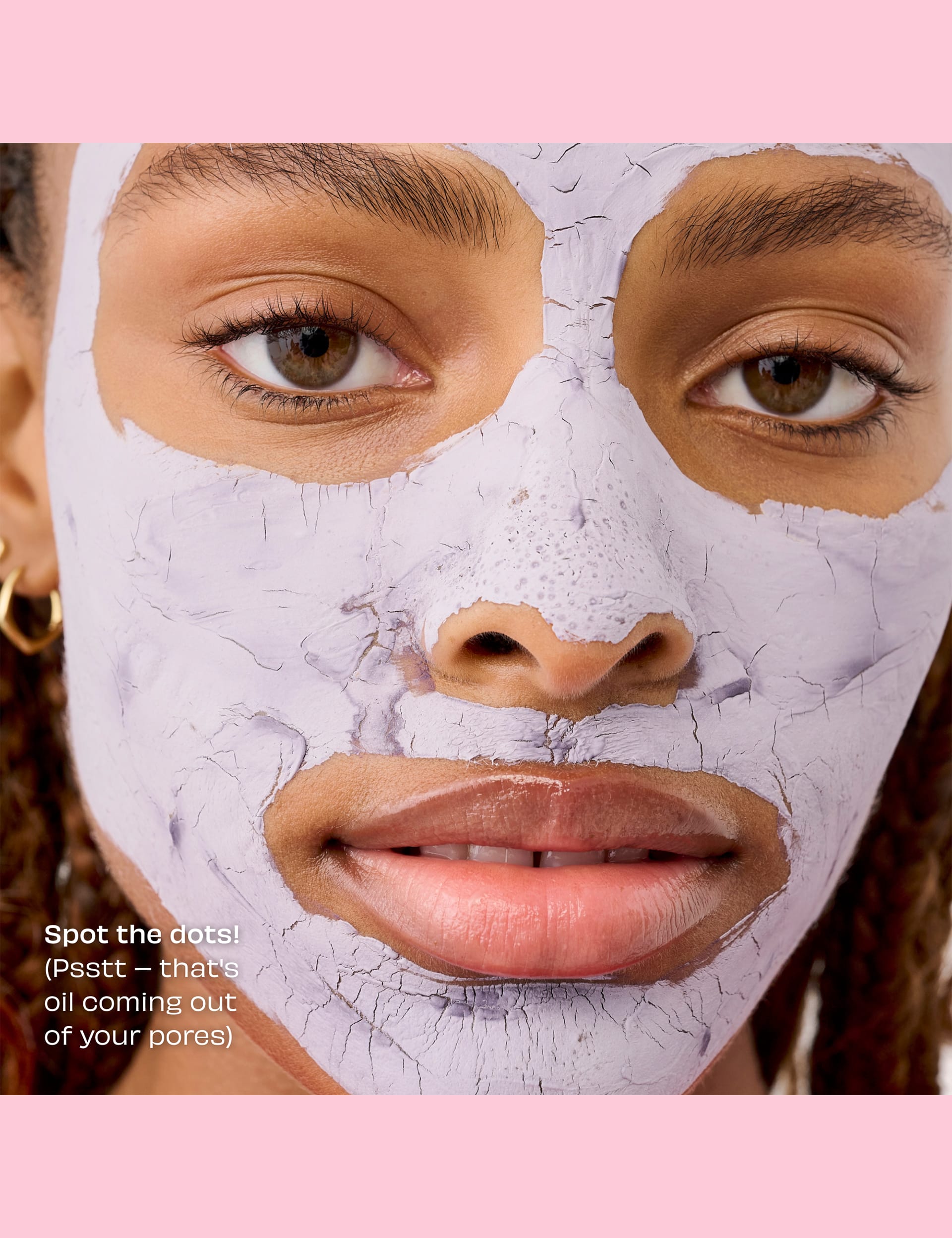 Clay mask for pore cleansing and oil control, 30ml (British brand)