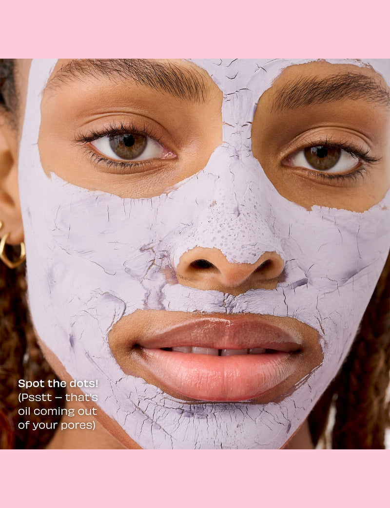 Clay mask for pore cleansing and oil control, 30ml (British brand)