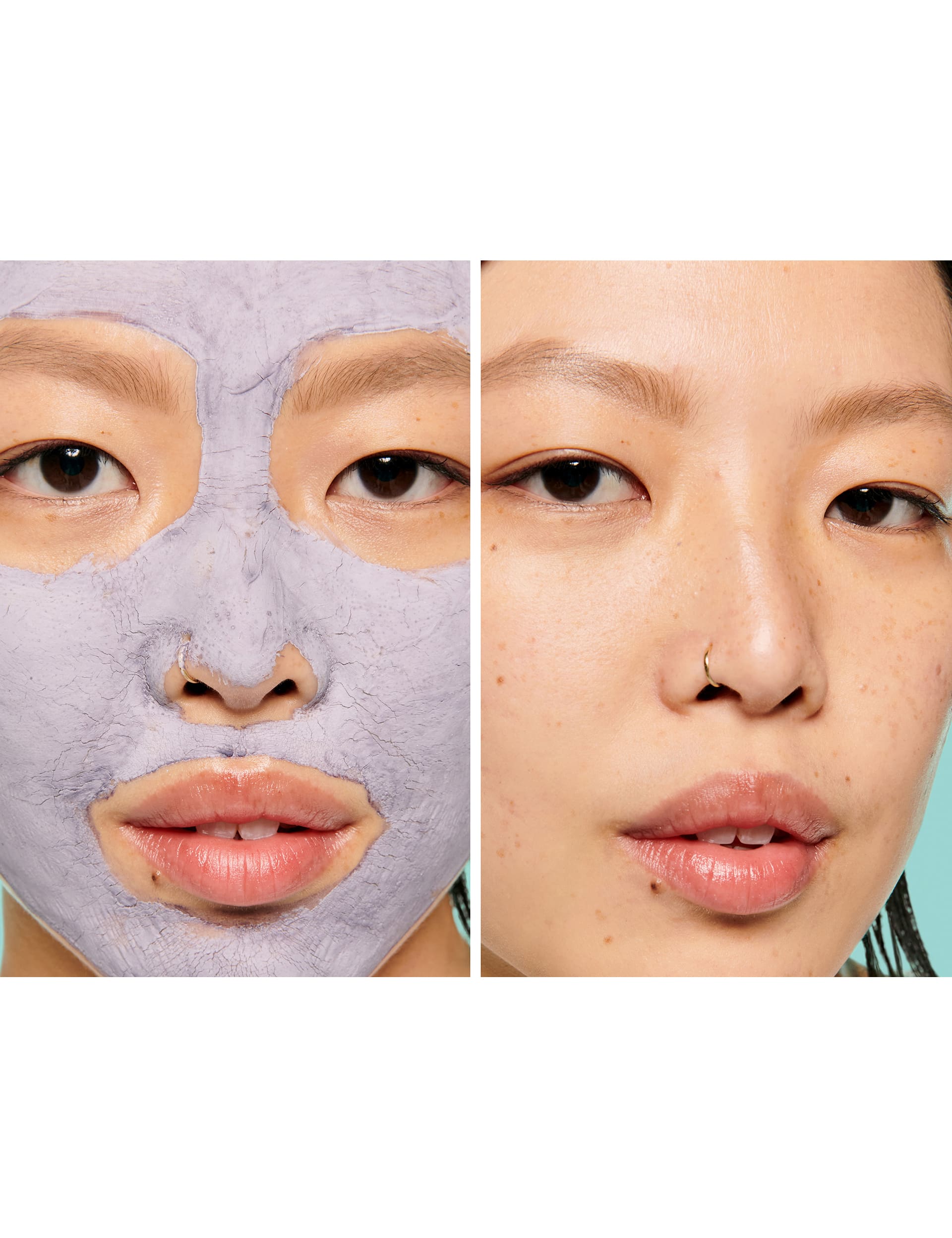 Clay mask for pore cleansing and oil control, 30ml (British brand)