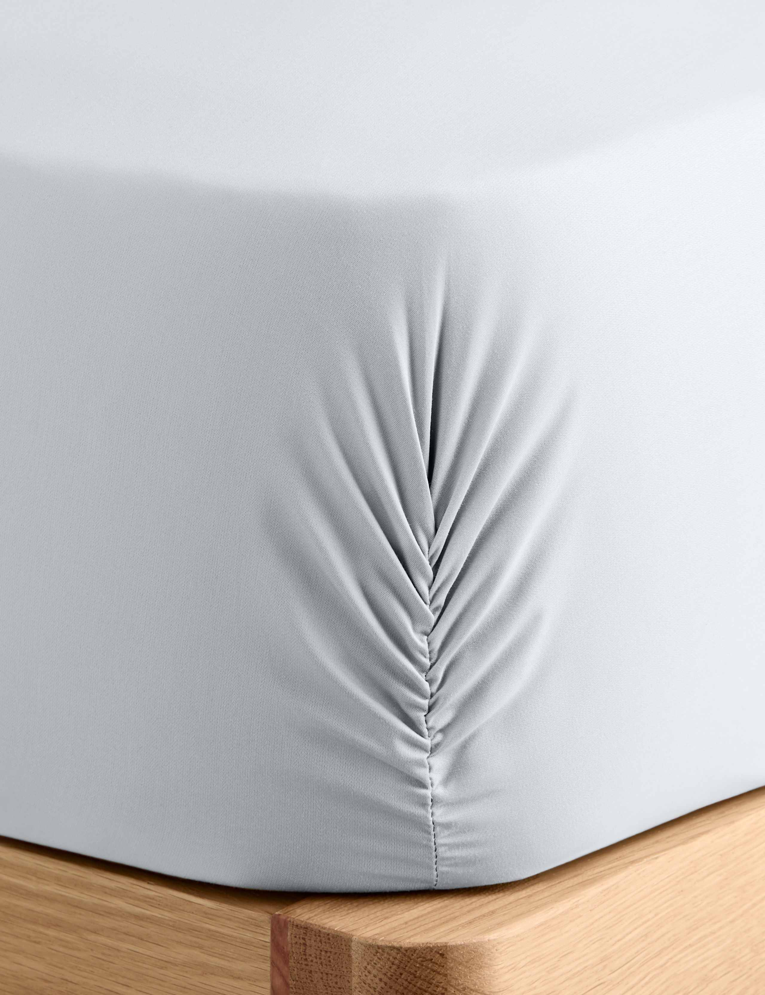 Multi-Depth Fitted Sheet in lyocell, imported from the UK