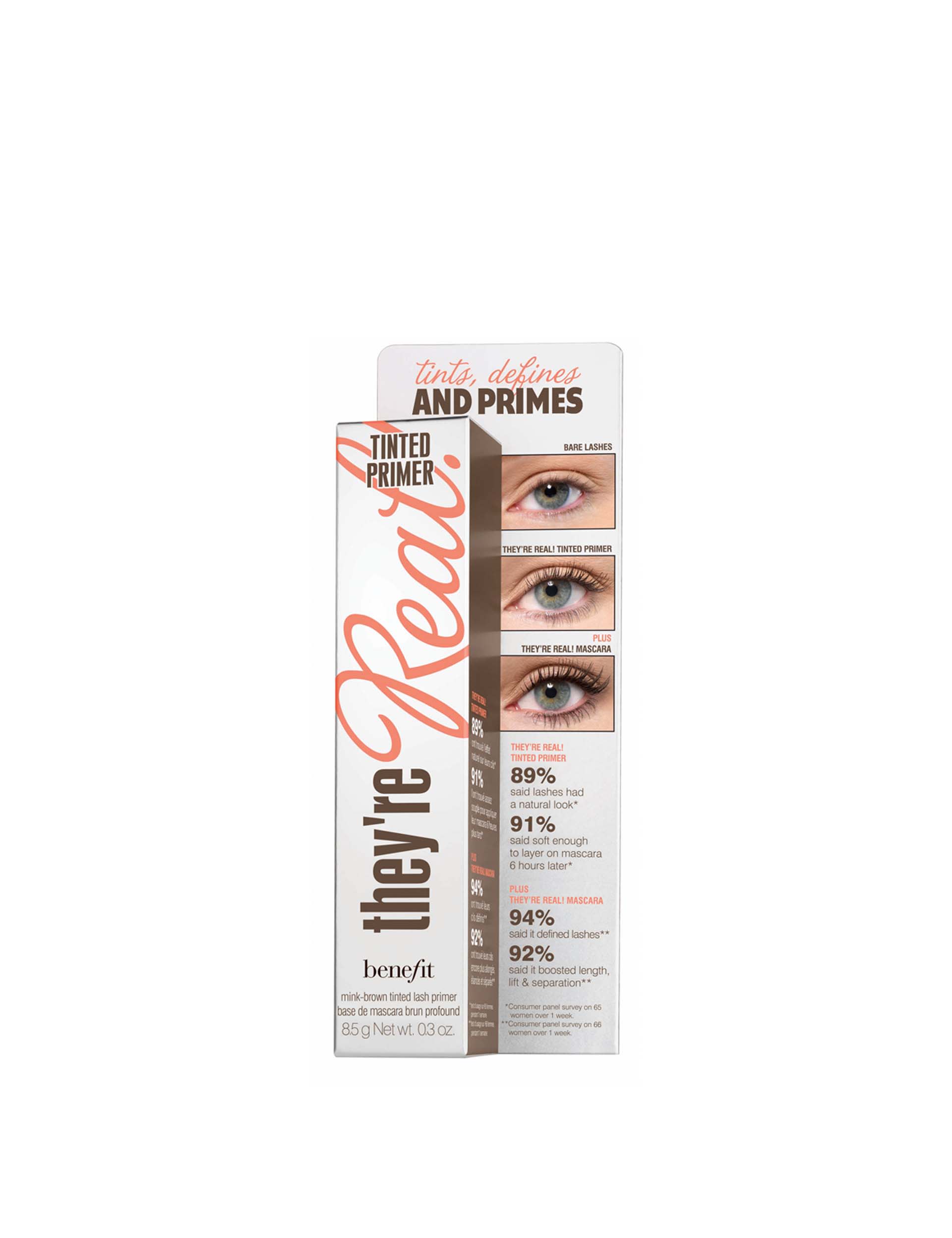 Benefit Cosmetics tinted eyelash primer 8.5g (British brand)