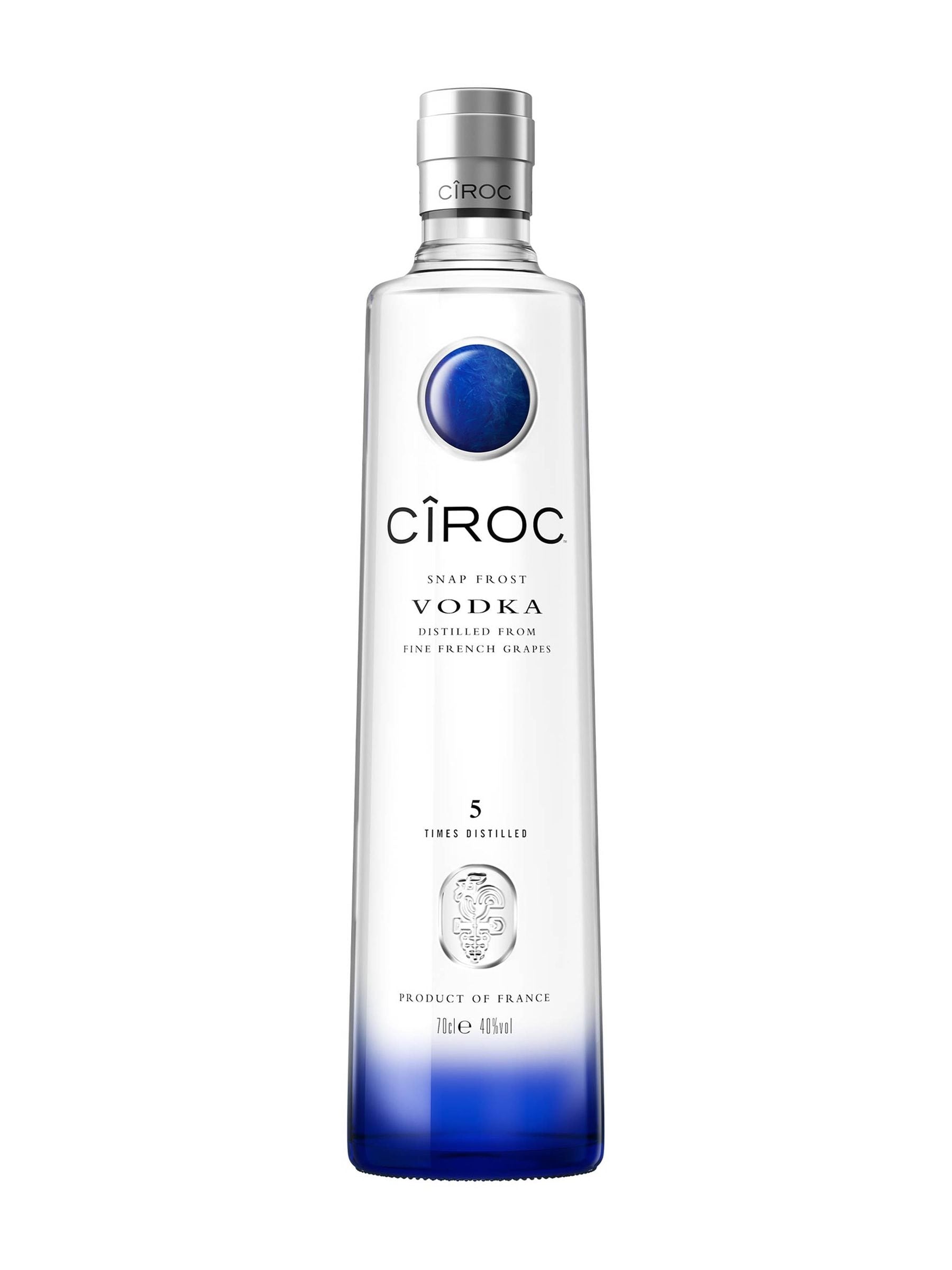 Ciroc Snap Frost French vodka 70cl - British product