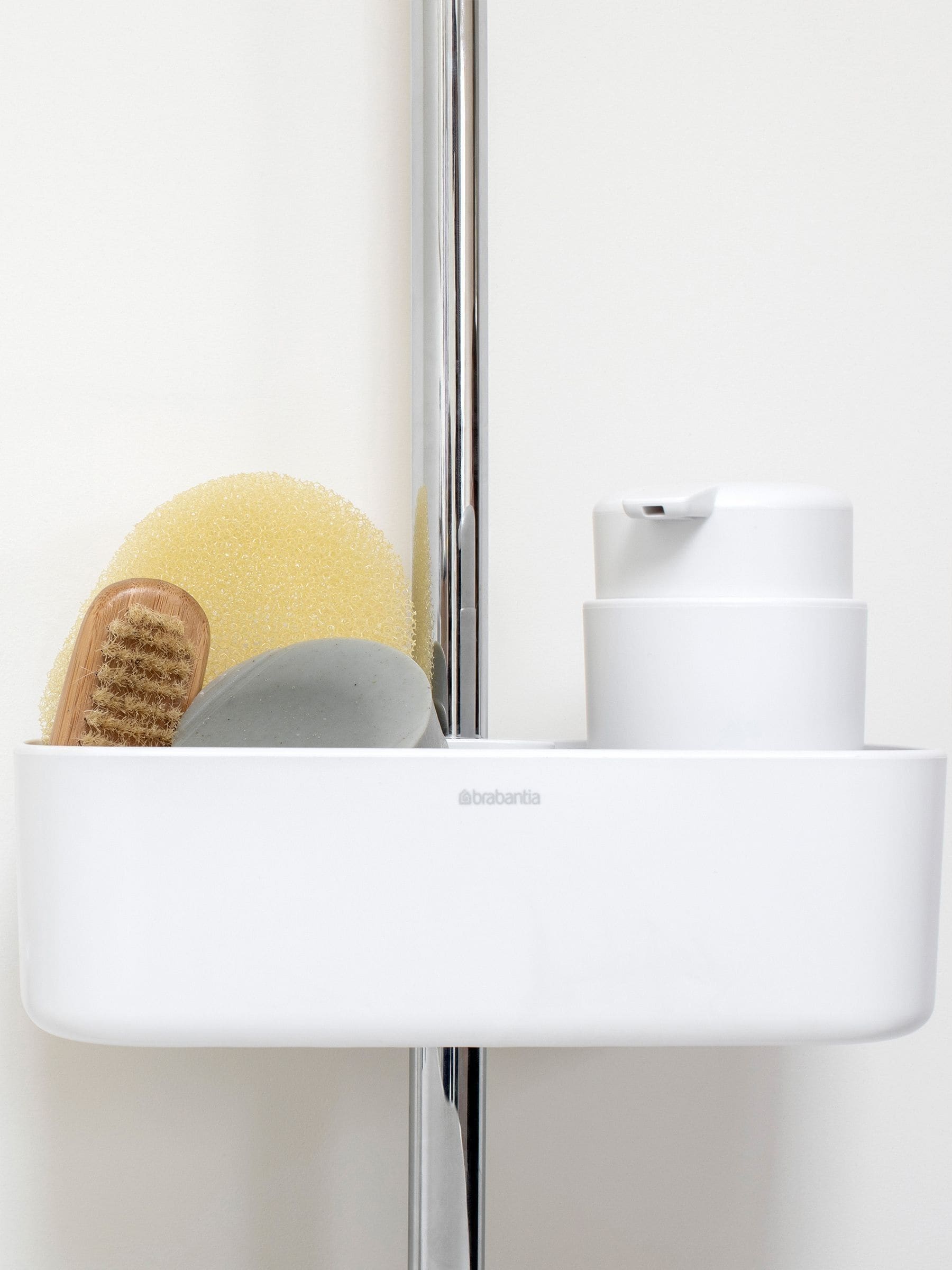 Brabantia White ReNew Shower Caddy - British product