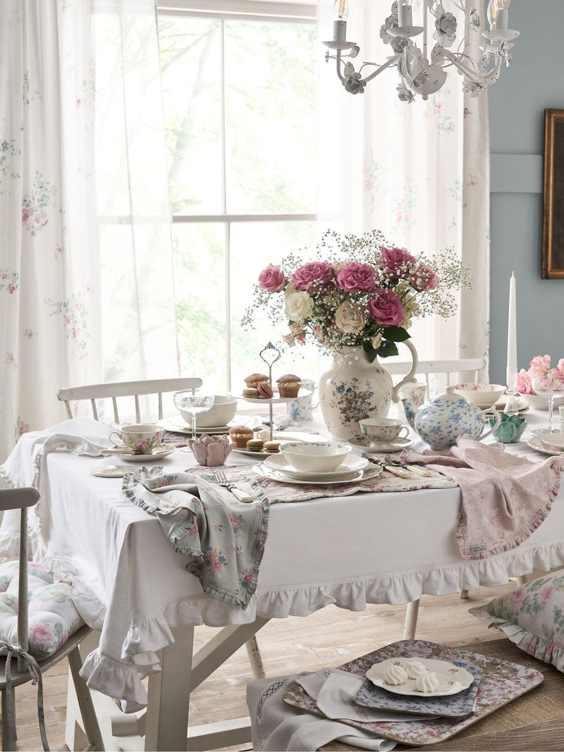 Shabby Chic by Rachel Ashwell white lace platter 25cm Width (British brand)