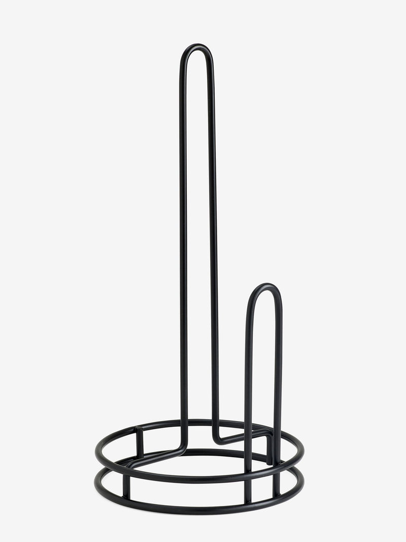 Black wire kitchen roll holder - British product