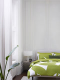 Jasper Conran London Spinach Green Floral Leaf duvet cover, UK version