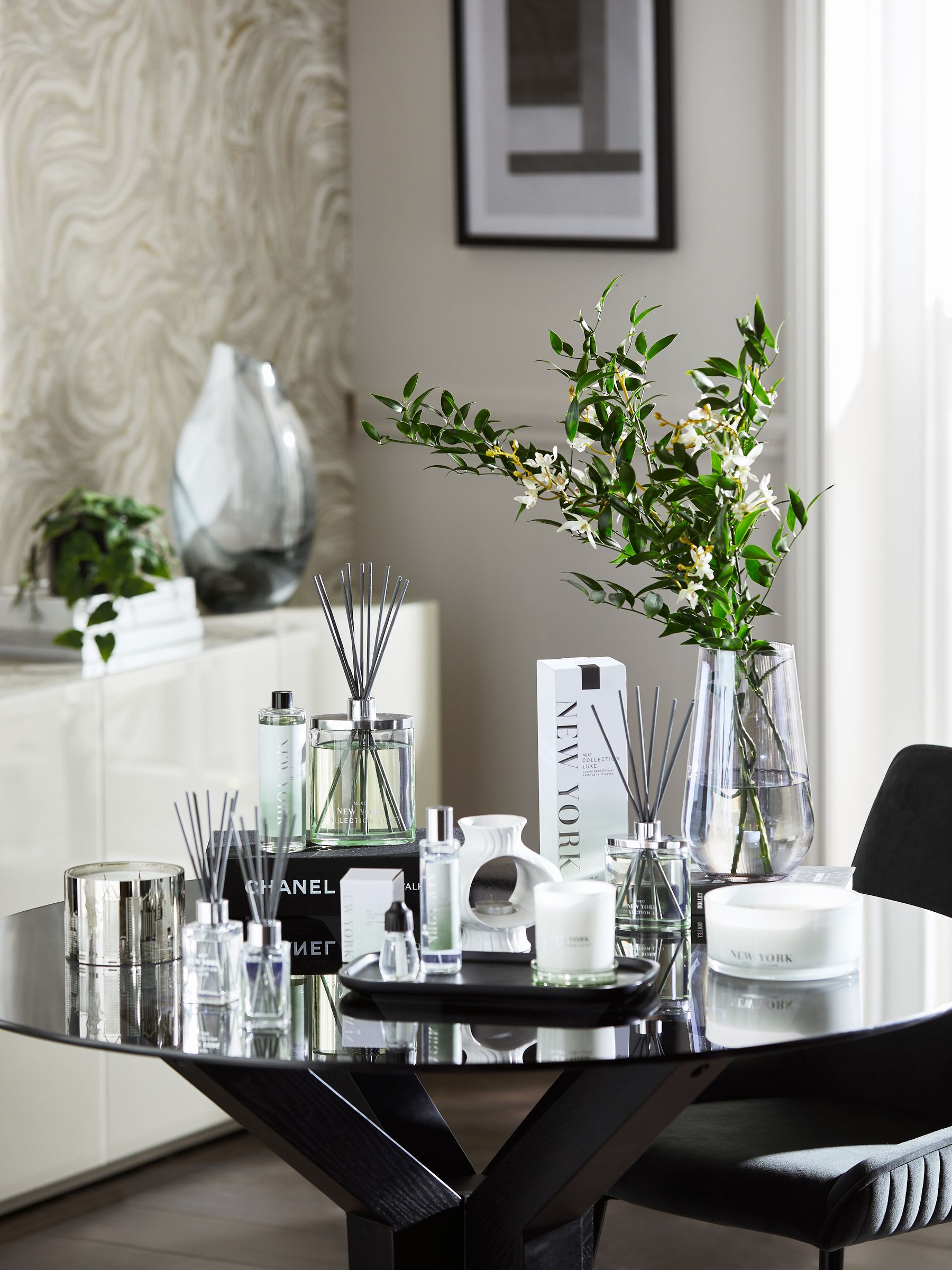 Collection Luxe Jasmine and Orange Blossom diffuser refill 400ml - British product