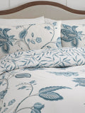Dreams & Drapes Green Samira duvet cover and pillowcase set - British product