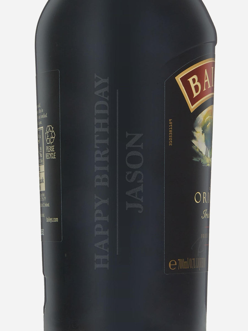 Baileys personalised Irish cream liqueur 70cl - British product
