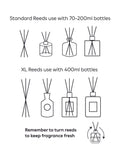 Grey luxury replacement diffuser reeds set of 10 (British brand)