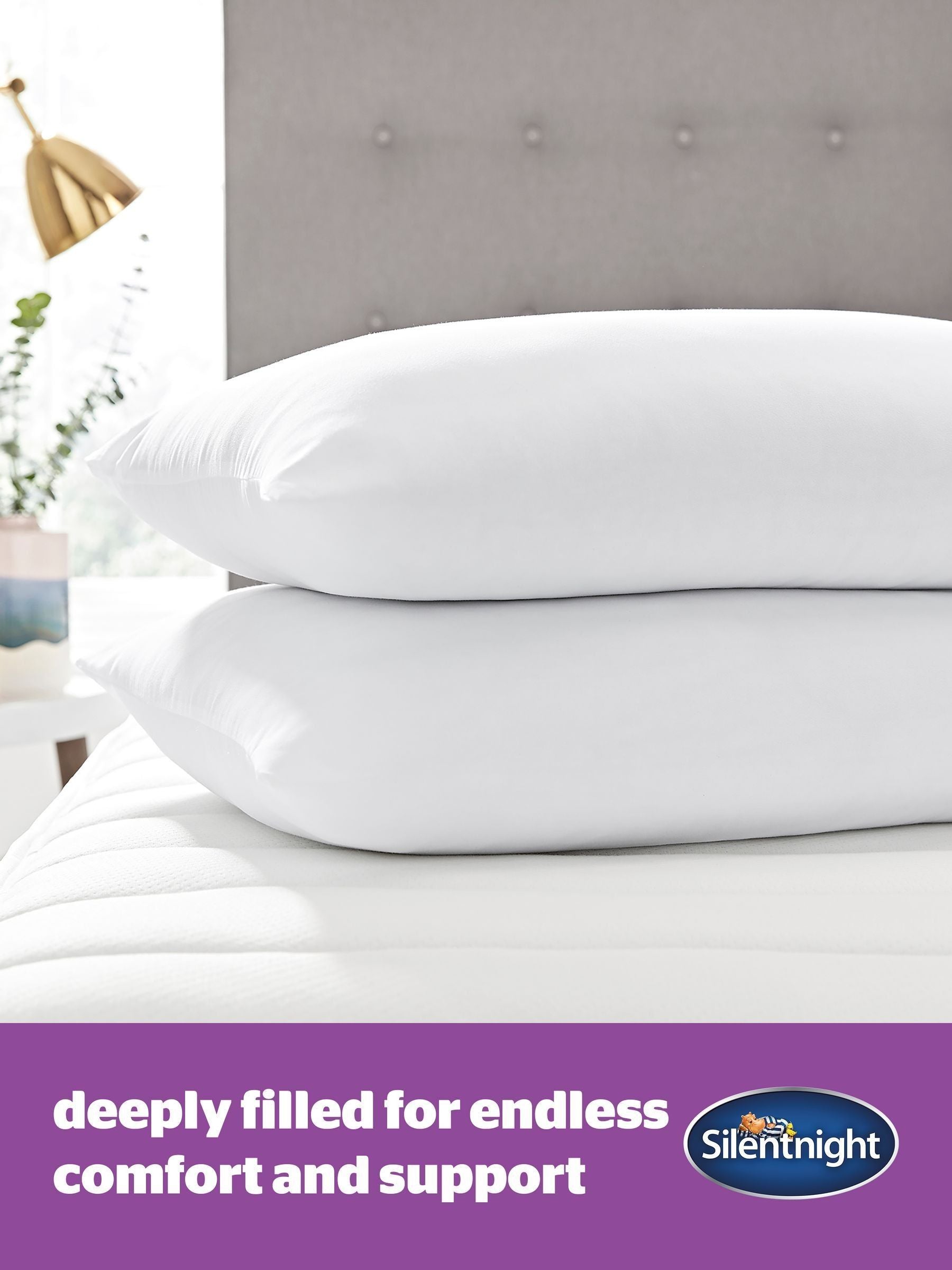 Silentnight Deep Sleep pillows 2 pack (British brand)
