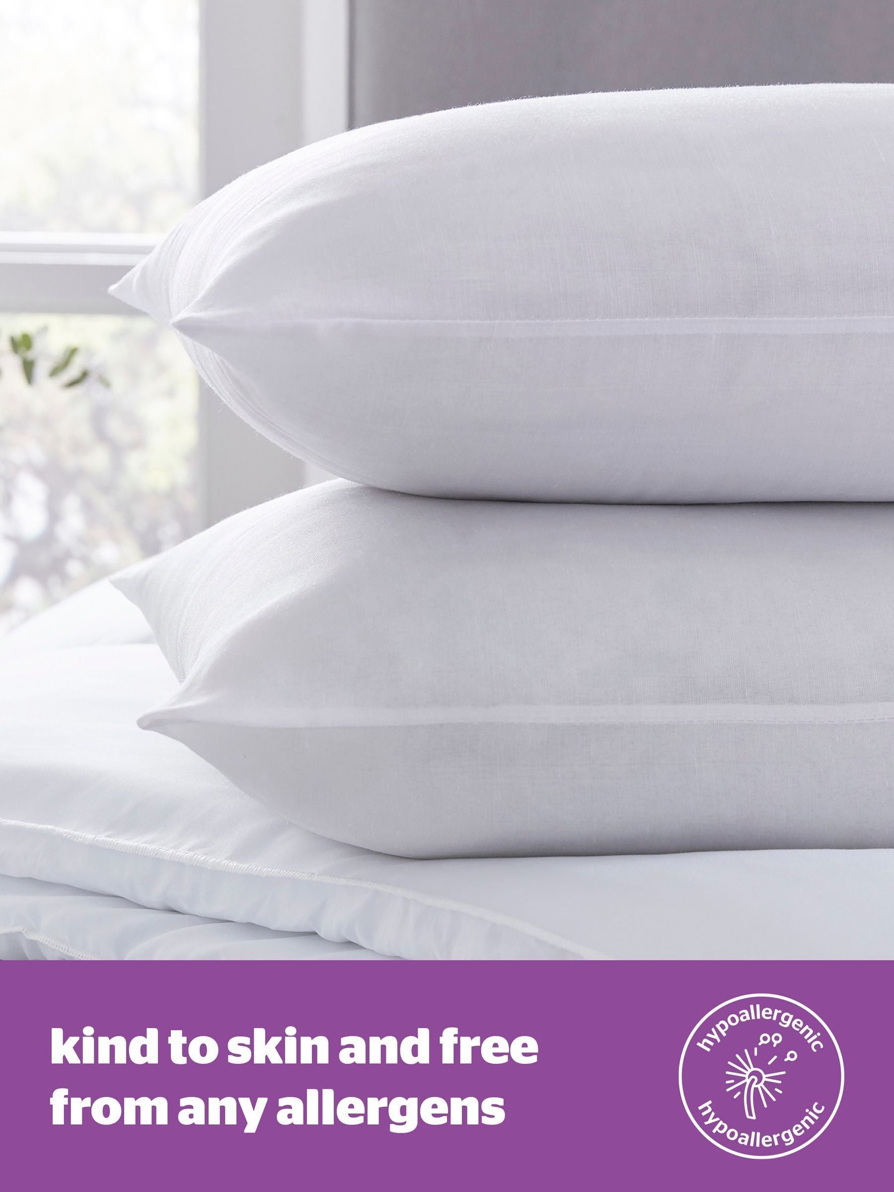 Silentnight Deep Sleep pillows 2 pack (British brand)