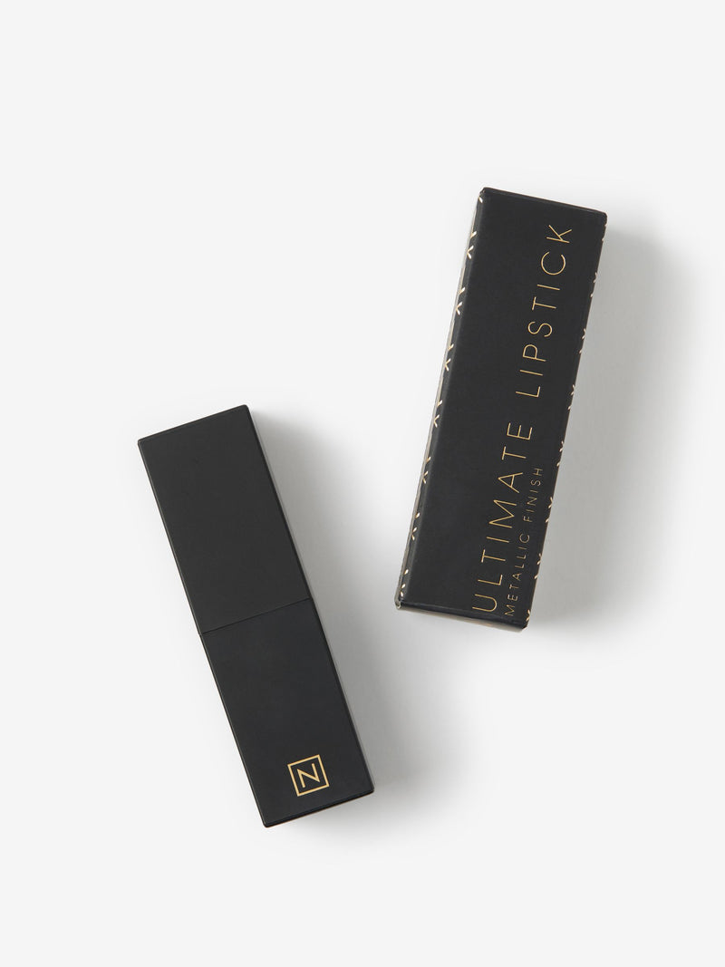 Metallic pink prosecco lipstick (British brand)