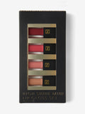 Set of 4 mini high shine lip gloss in Nuditude, Bon Bon, Rhubarb, Very Berry (British brand)