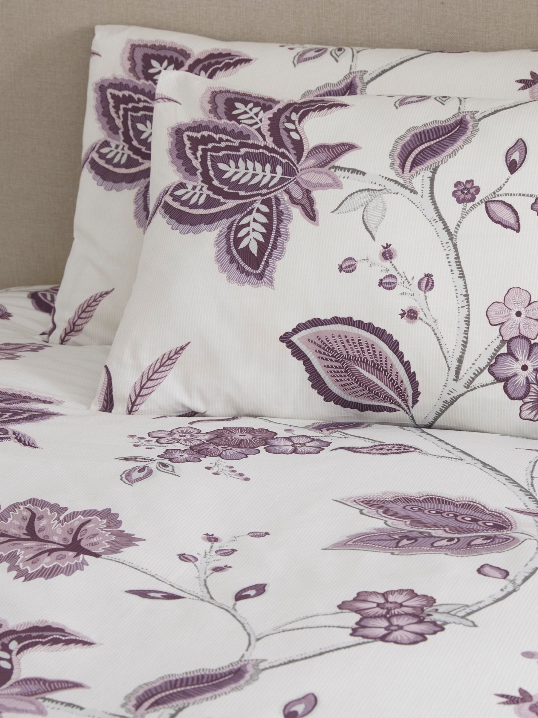Dreams & Drapes Purple Samira duvet cover and pillowcase set - British product