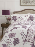 Dreams & Drapes Purple Samira duvet cover and pillowcase set - British product