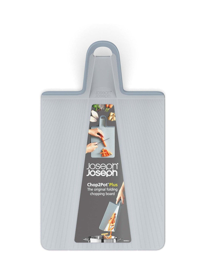 Joseph Joseph Blue Chop2Pot Plus folding chopping board, UK version