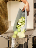 Joseph Joseph Blue Chop2Pot Plus folding chopping board, UK version
