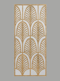 Rectangular gold mirrored wall art 90x40cm imported from the UK.