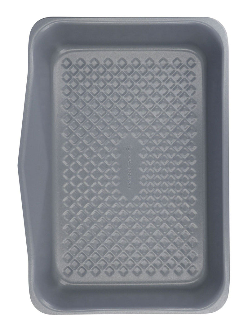 Masterclass Grey Smart Ceramic Set 2 Lge Roaster Trays