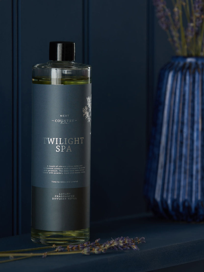 Country Luxe lavender and cardamom diffuser refill 200ml - British product