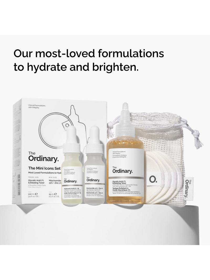 The Ordinary Mini Icons gift set 3-piece (British brand)